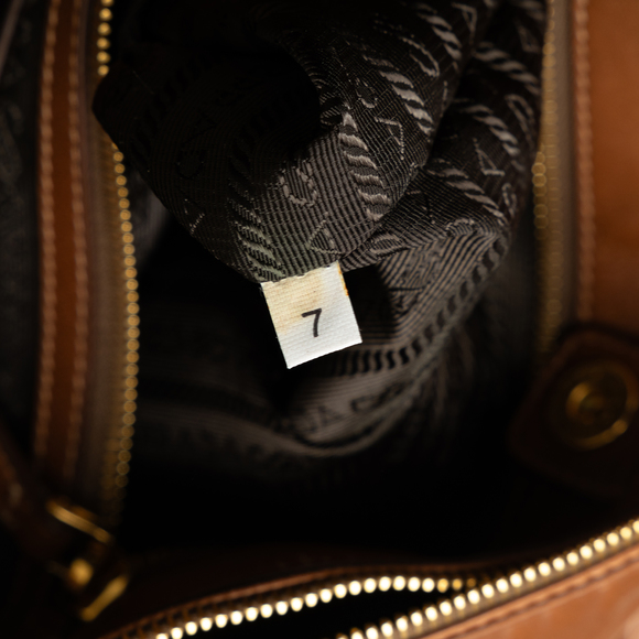 PRADA Nappa Antique Hobo Tote Bag - Picture 9 of 13